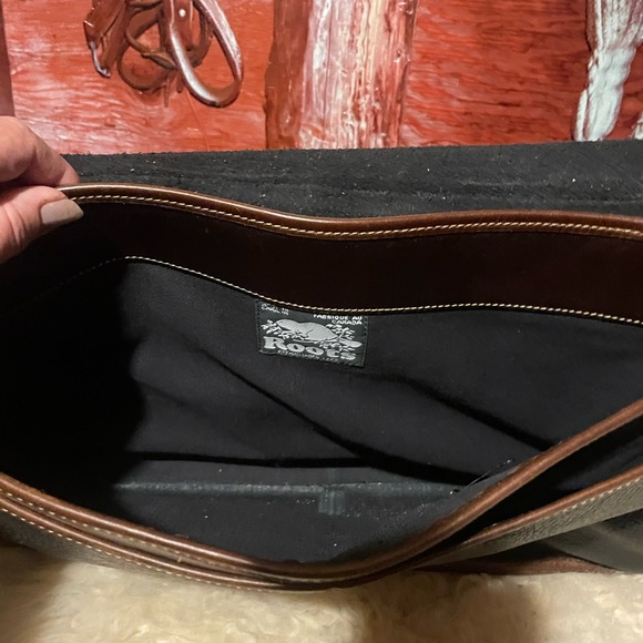 Roots XL leather briefcase - Picture 6 of 16
